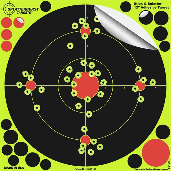 12” Stick & Splatter Adhesive Target