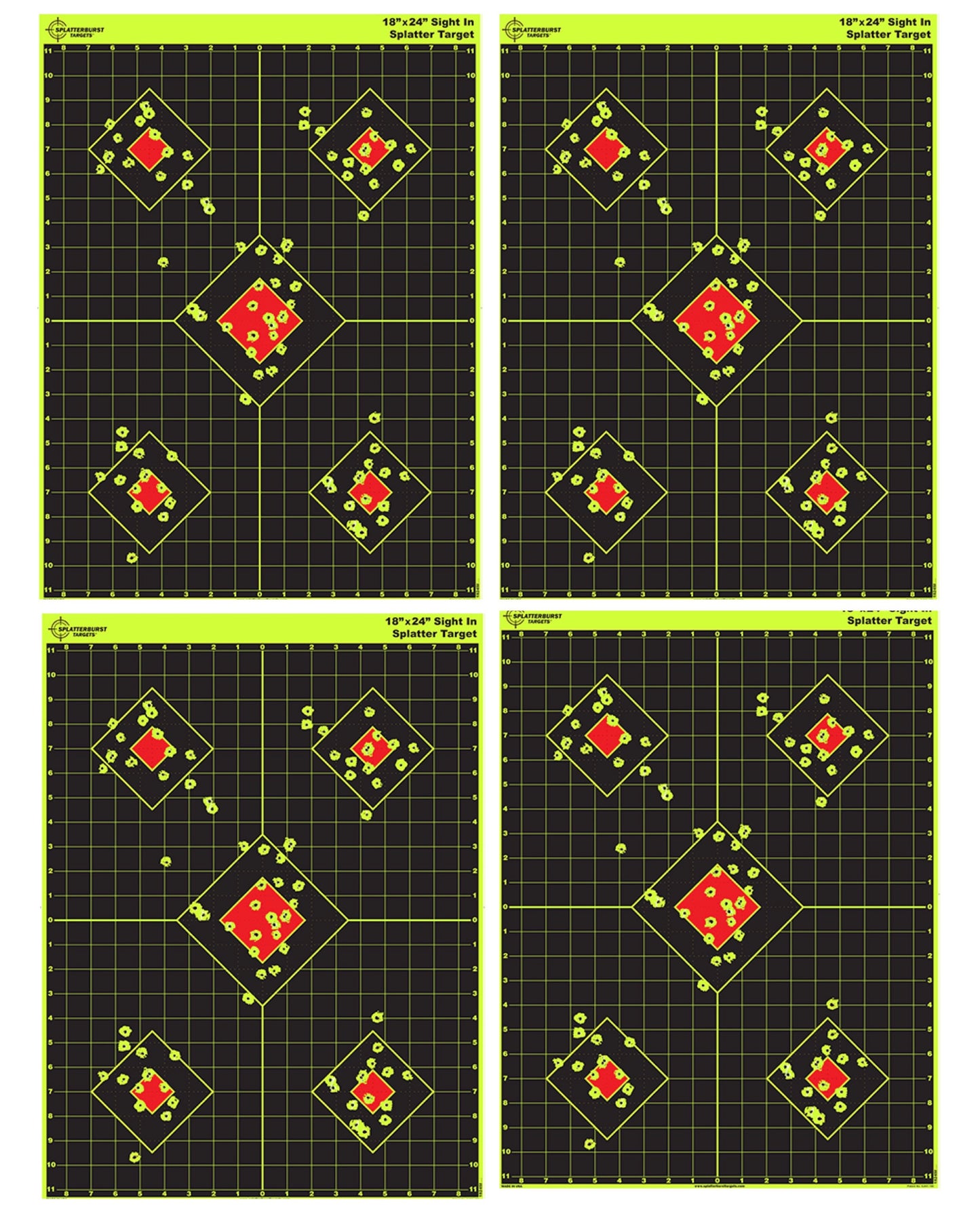 18x24 Sight in splatter 4 pack